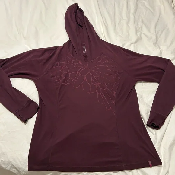 Mountain Hardwear Maroon Hoodie - Picture 2 of 4